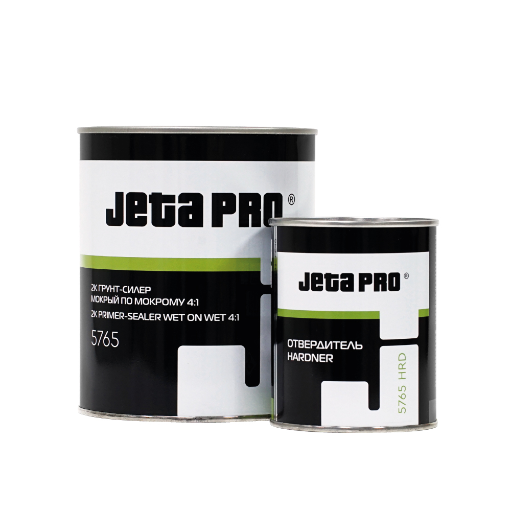 Грунт-силер JETA PRO 5765, Прозрачный, мокрый по-мокрому 4:1 с отвердителем
