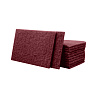 PREMIUM SCUFF лист на нетканной основе, оксид алюминия, 115*230мм Fine Р360 (красный)