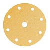 Круг шлифовальный золотистый на липучке 150мм Р150 9отв.SINMIGHT 