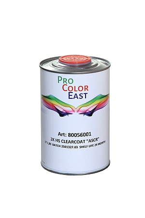 Лак акриловый HS, 2+1,  560 "ASCR" 1л + 0,5л компл, ProColorEast