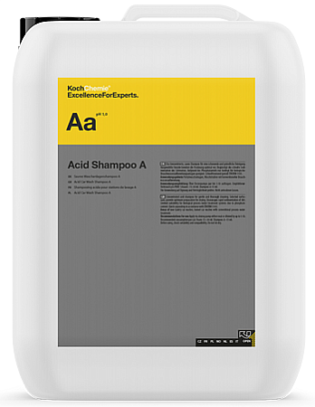 Acid Shampoo A - Концентрированный кислотный шампунь для портальных автомоечных комплексов (22 кг)