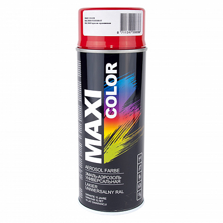 Эмаль RAL 3002 Красная кармен 400мл аэрозоль MAXI COLOR