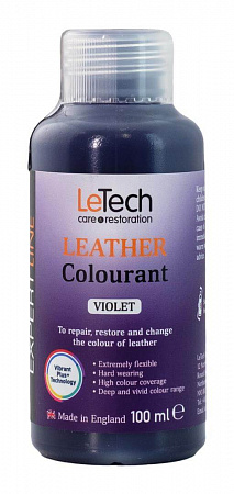 Краска для кожи (Leather Colourant) Violet, Фиолетовый, 100 мл,  LeTech