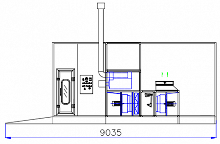 Окрасочно-сушильная камера Guangli GL2