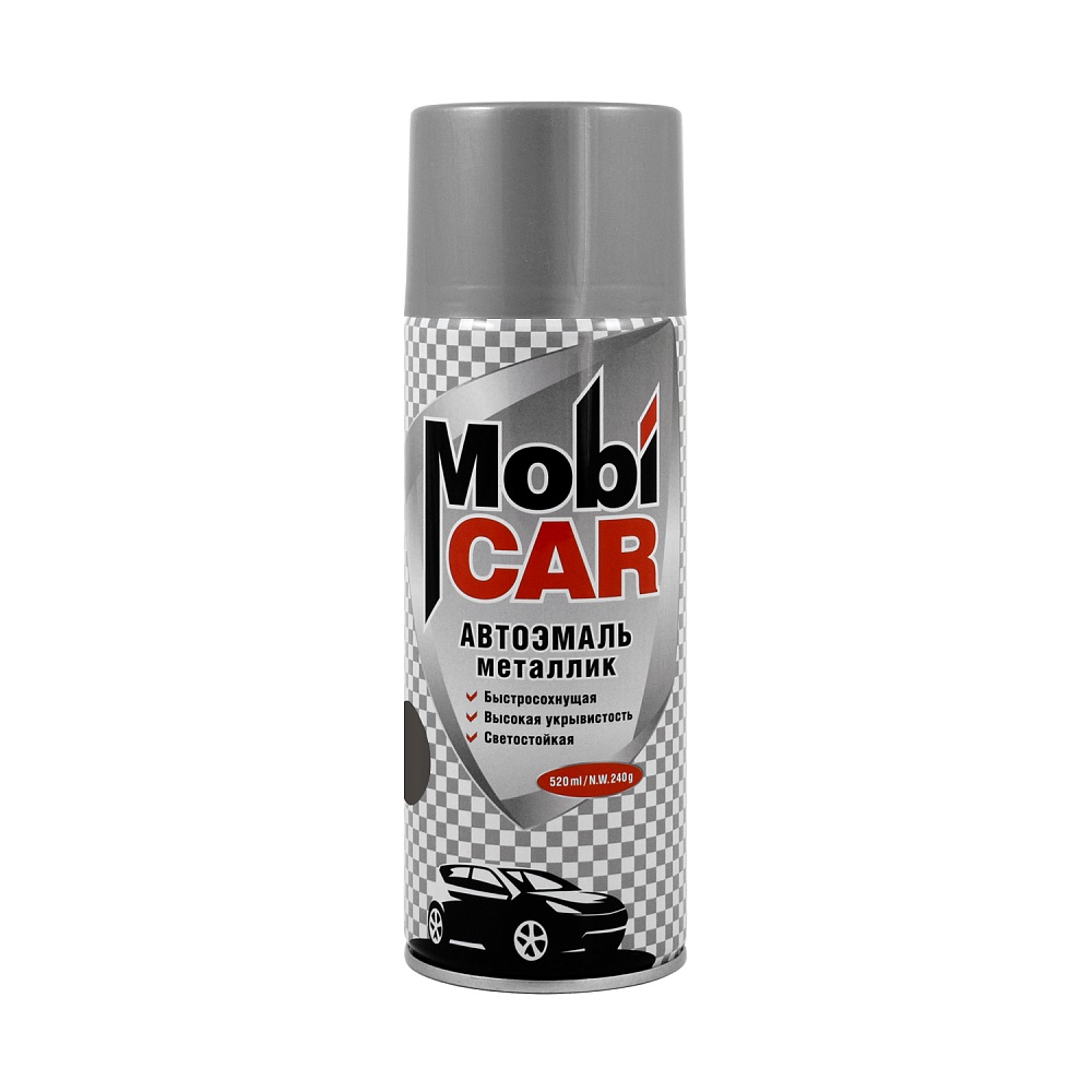 Эмаль 606 Млечный путь, металлик, акриловая, 520мл аэрозоль, MobiCAR