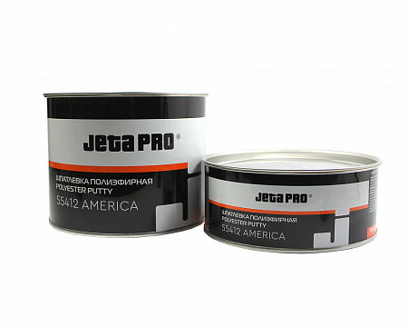 Шпатлевка наполняющая ультралегкая Белая 1,5л AMERICA+отверд 0,05л компл JETAPRO