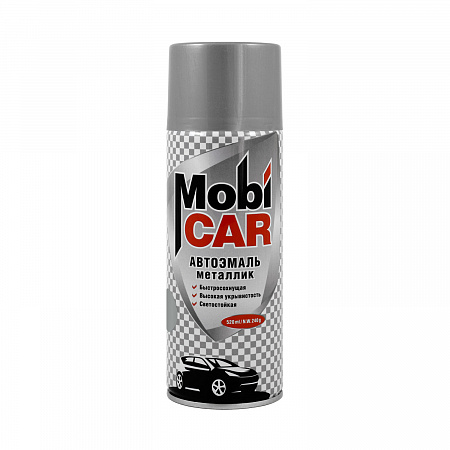 Эмаль 630 Кварц, металлик, акриловая, 520мл аэрозоль, MobiCAR