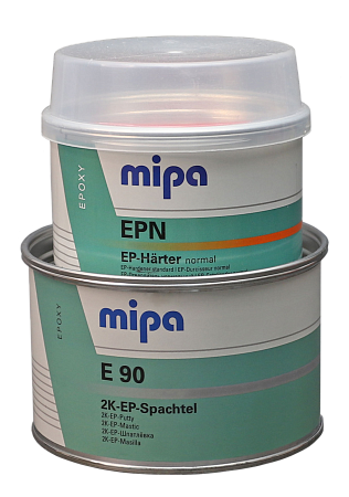 Шпатлевка эпоксидная светло-серая с отвердителем Mipa EPN EP-Härter normal 1,5кг  MIPA