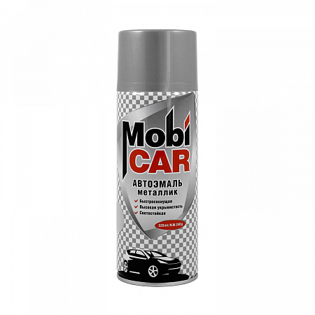 Эмаль Буран, металлик, акриловая, 520мл аэрозоль, MobiCAR