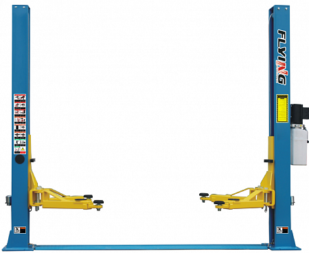 Двухстоечный электрогидравлический подъемник 4 т. с нижней синхронизацией T4-A, Atis