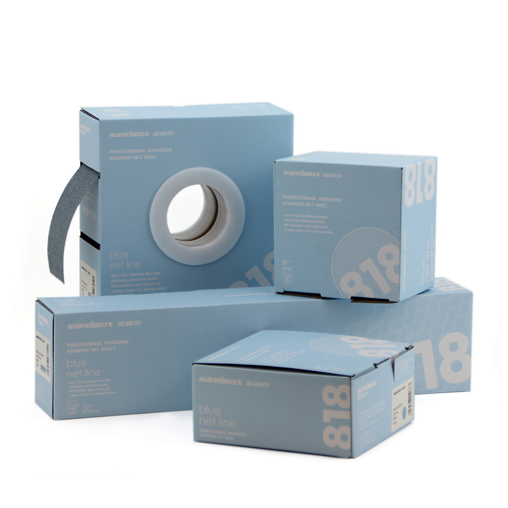 P150 BLUE NET SANDWOX, Ø 150мм,  Круг на сетчатой основе, оксид алюминия