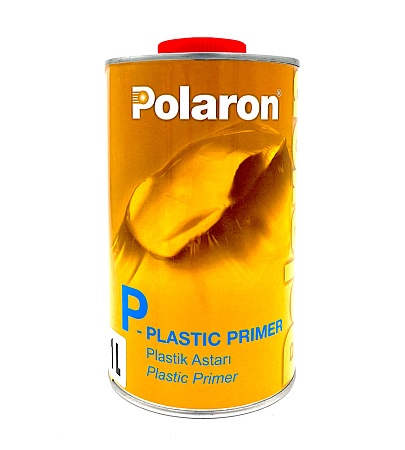 Грунт адгезионный по пластику, с серебром, 1л, Polaron
