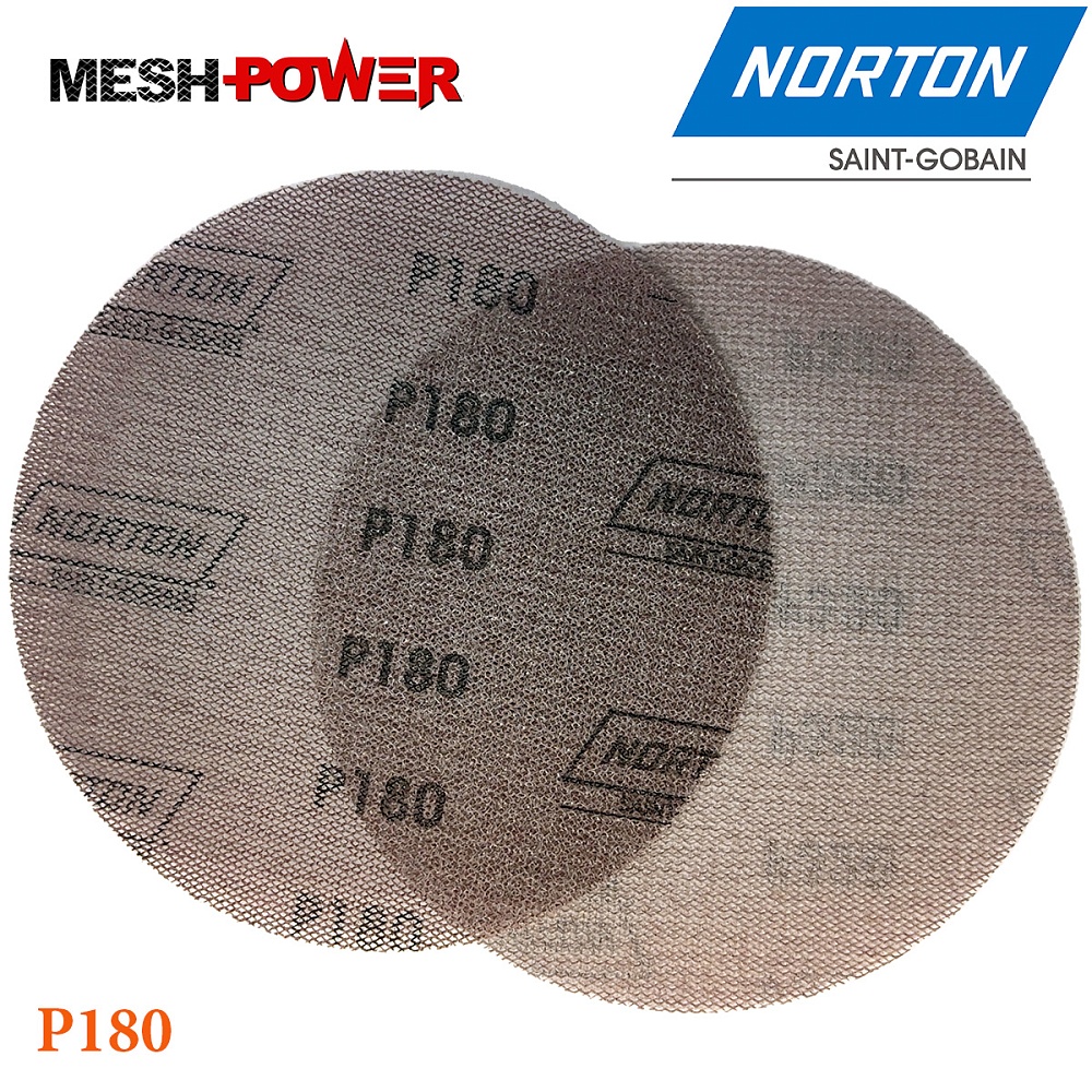 P180 NORTON ceramic, Ø 150мм, VL1 - алюминий, Круг на сетчатой основе, керамика