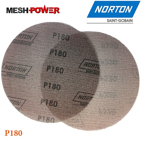 P180 NORTON ceramic, Ø 150мм, VL1 - алюминий, Круг на сетчатой основе, керамика
